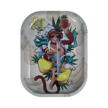 Black Leaf Rolling Tray Hanuman