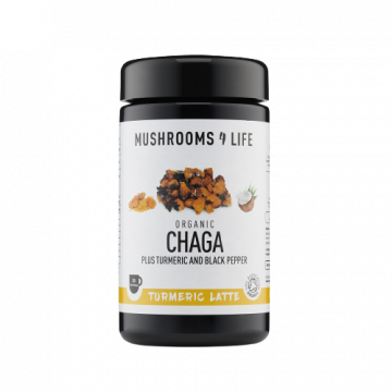 Mushroom4life Chaga Kurkuma Pilz Latte 1000MG