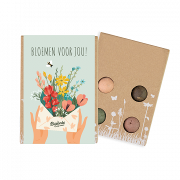 Blossombs Geschenkbox Bloemen Voor Jou!