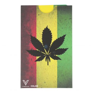 Credit Card Grinder Rasta Leaf