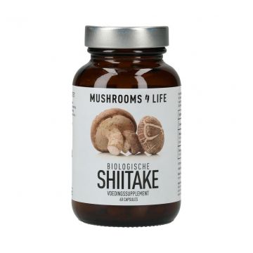 Mushrooms4Life Shiitake Capsules Organic