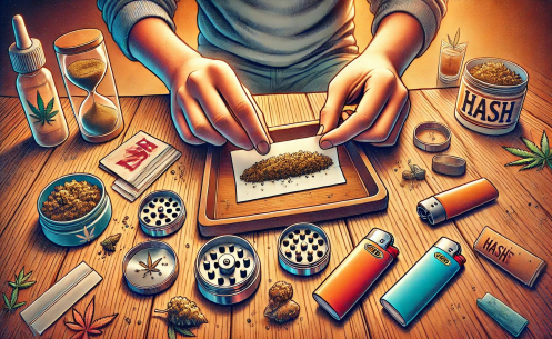 How to roll a joint with hash like a pro