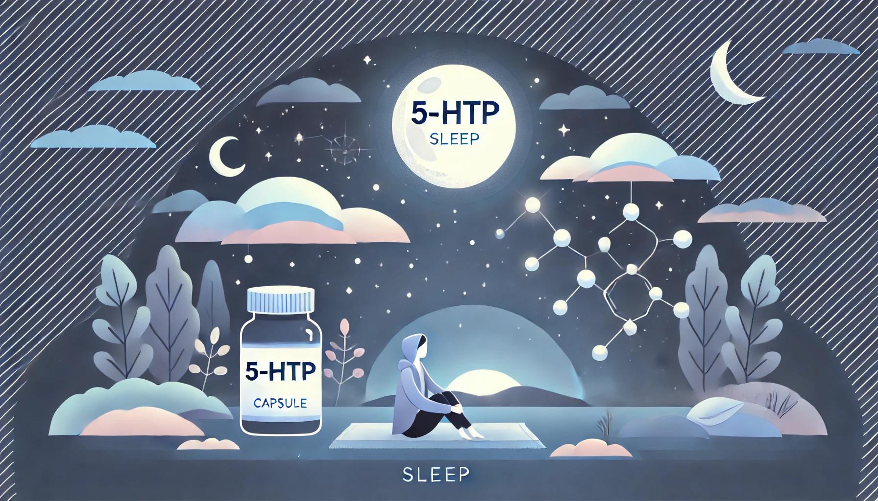 🌙 The Role of 5HTP in Mood and Sleep Dampe