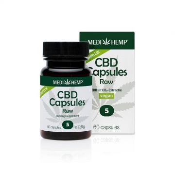 Wedihemp CBD Capsules Raw 5%