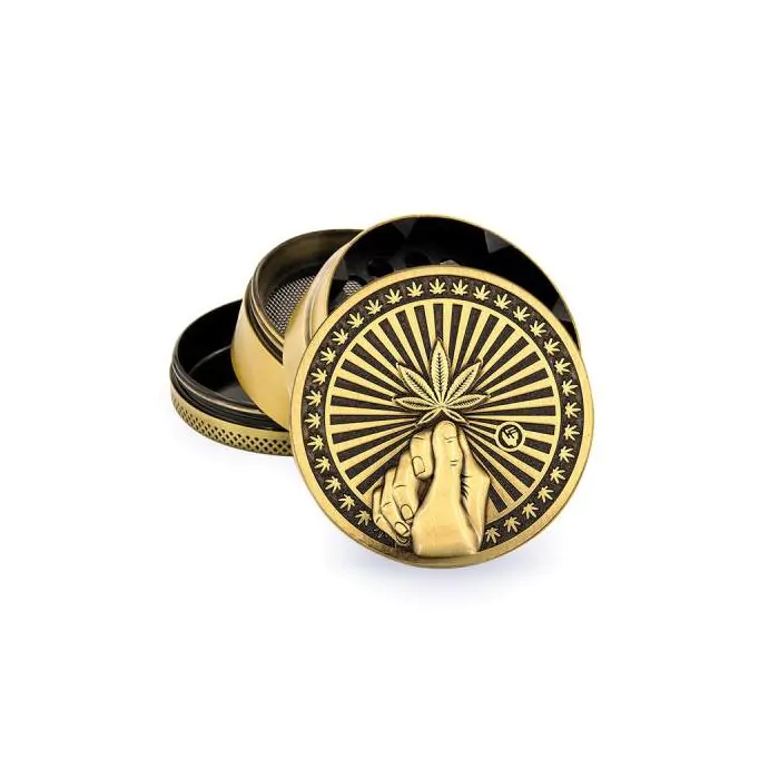 Fire Flow Grinder 4 Parts Gold HOPE