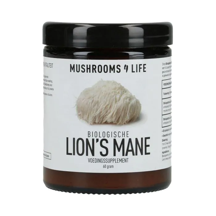 Mushrooms4Life Lion's Mane Pulver Bio