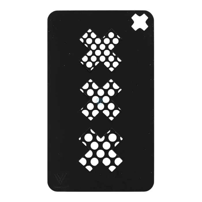 Credit Card Grinder Amsterdam XXX Black