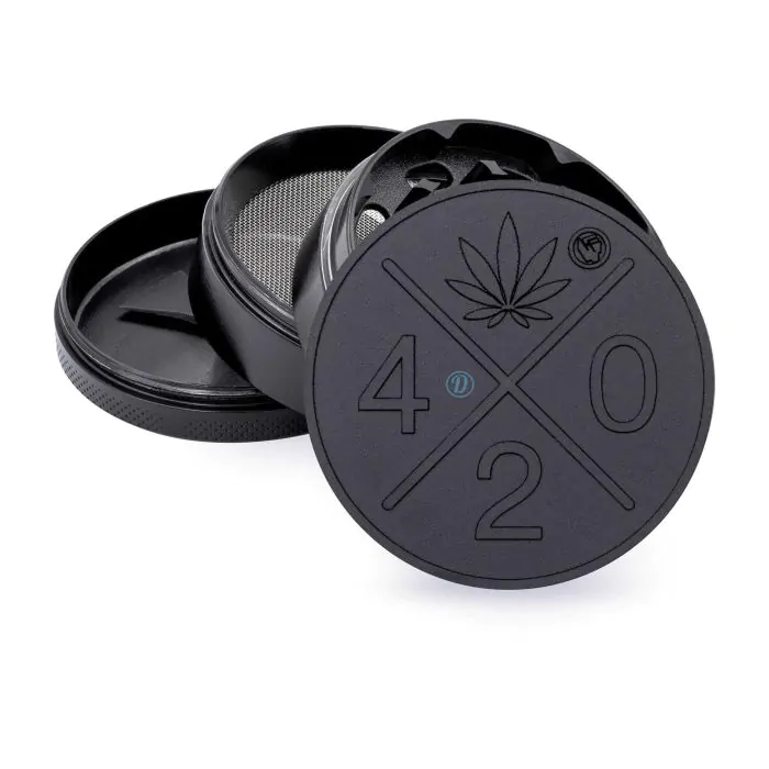 Fire Flow Grinder 4 Parts 420 Black (60mm)