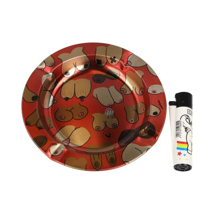 Fire Flow Ashtray Tittie Pattern