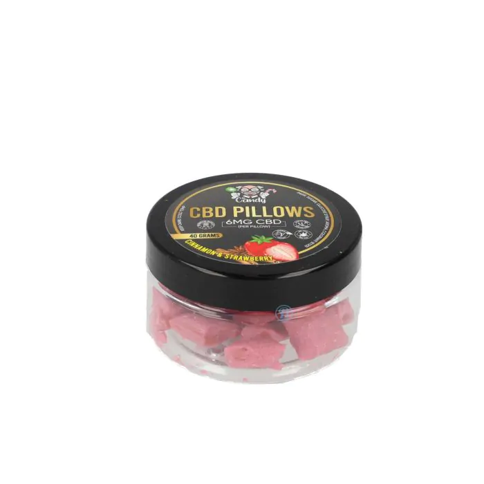 Dr. Candy CBD Pillows Strawberry & Cinnamon