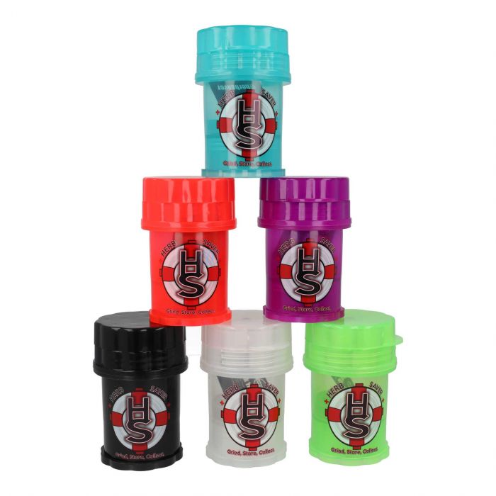 The Herb Saver is a handy 4layer grinder that also serves as a storage