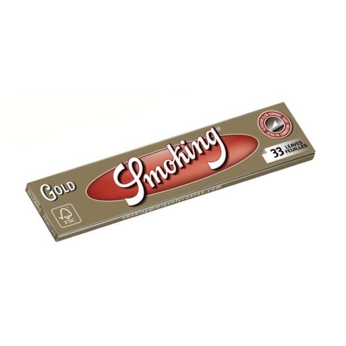  Smoking Cigarette Rolling Paper Slim Gold King Size 1