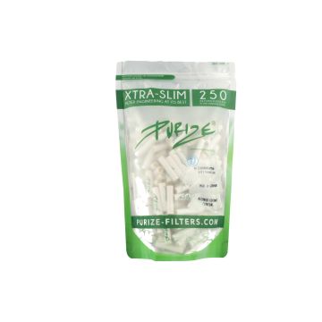 Purize Xtra-Slim Charcoal Filters White Purize Xtra-Slim Charcoal Filters White