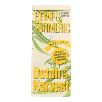 Dutch Harvest Hennep Thee Hemp & Tumeric Bio Dutch Harvest Hennep Thee Hemp & Tumeric Bio