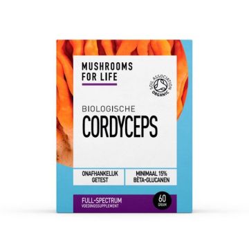 Mushrooms4Life Cordyceps Poeder Bio