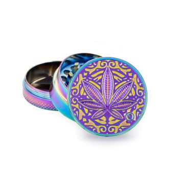 Fire Flow Grinder 3 Parts Icy Trance Leaf