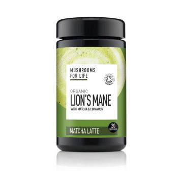 Mushroom4life Lion's Mane Paddenstoelen Matcha Latte 1000MG