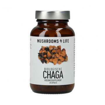 Mushrooms4Life Chaga Capsules Bio 