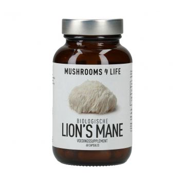 Mushrooms4Life Lion's Mane Capsules Bio 