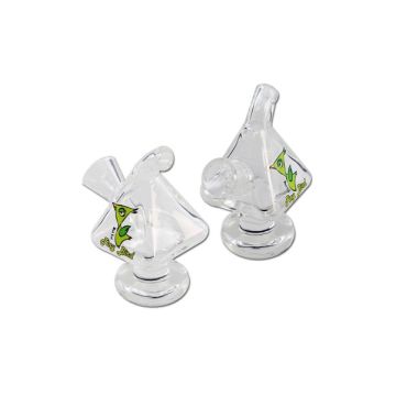 Black Leaf Tiny Bird Pyramid One Hit Bubbler