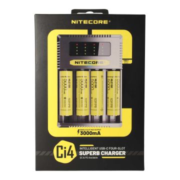 Nitecore Ci 4 Batterij Oplader Nitecore Ci 4 Batterij Oplader