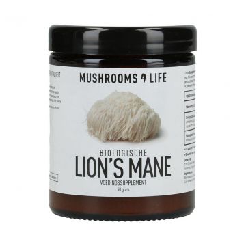 Mushrooms4Life Lion's Mane Poeder Bio