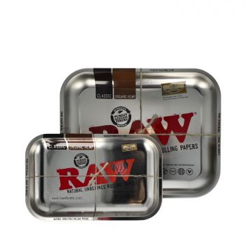 RAW Rolling Tray Zilver