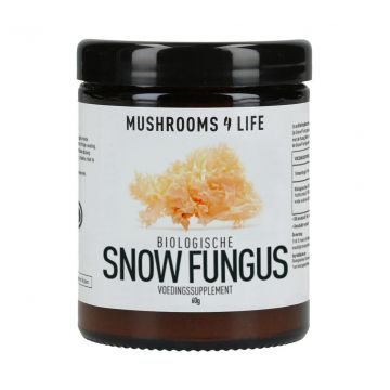 Mushroom4life Snow Fungus Paddenstoelen Poeder Bio