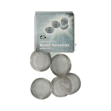 Black Leaf Stainless Steel Bowl Sreens 15mm