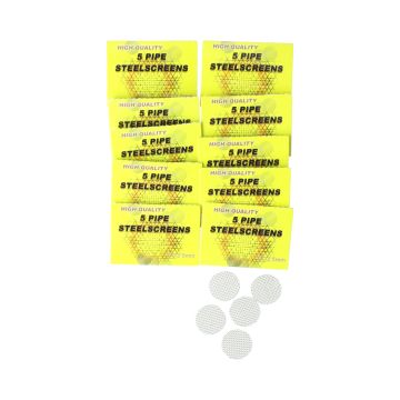 Black Leaf Stainless Steel Screens 12.5 mm 50x