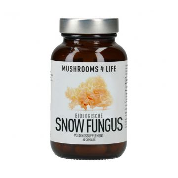 Mushroom4life Snow Fungus Paddenstoelen Capsules Bio