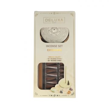Home Scents Deluxa Incense Set Cinnamon