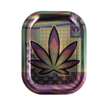 Fire Flow Rolling Tray Leaves 36 4/4 Metallic