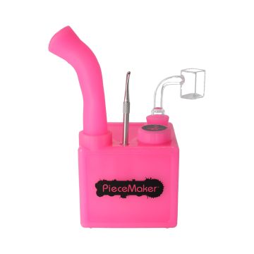 PieceMaker Oil Bong MissPinky Glow
