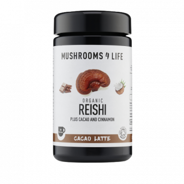 Mushroom4life Reishi Paddenstoelen Cacao Latte 1000MG