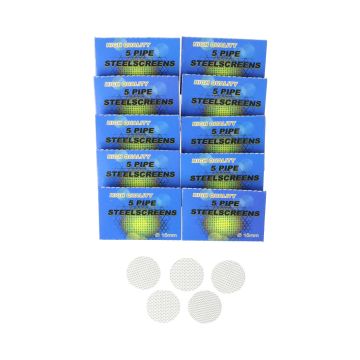 Black Leaf Stainless Steel Screens 15mm 50x