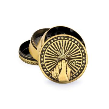 Fire Flow Grinder 4 Parts Gold HOPE