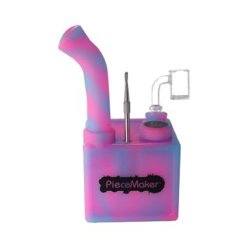 PieceMaker Kube Oil Bong Cotton Candy