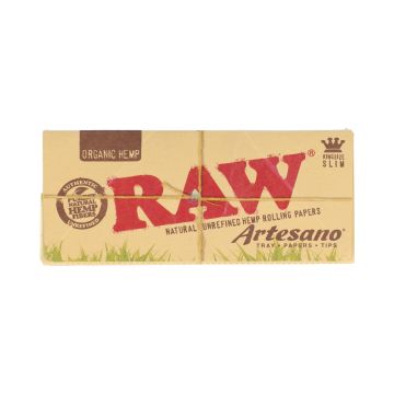 RAW Artesano King Size Slim + Tips +tray1