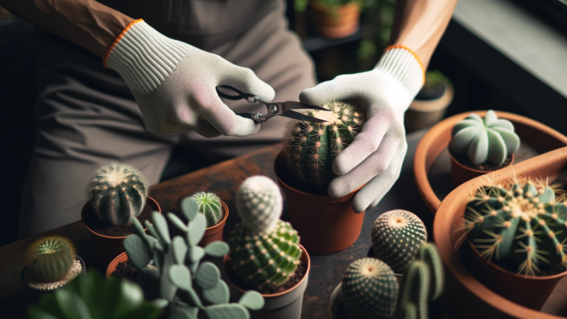 A Cactus Pruning is a Piece of Cake, Right?