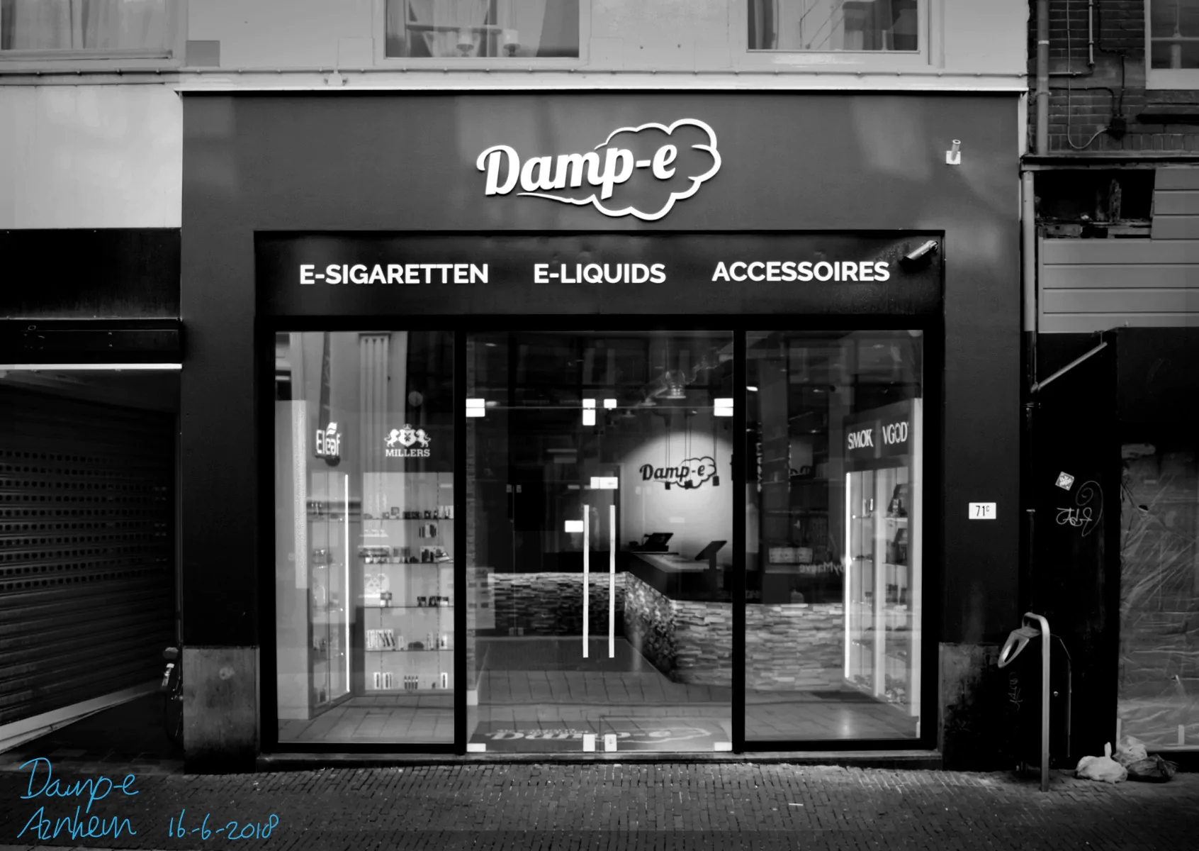 Damp-e winkel in Anrhem