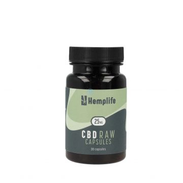 Hemplife CBD Capsules Raw